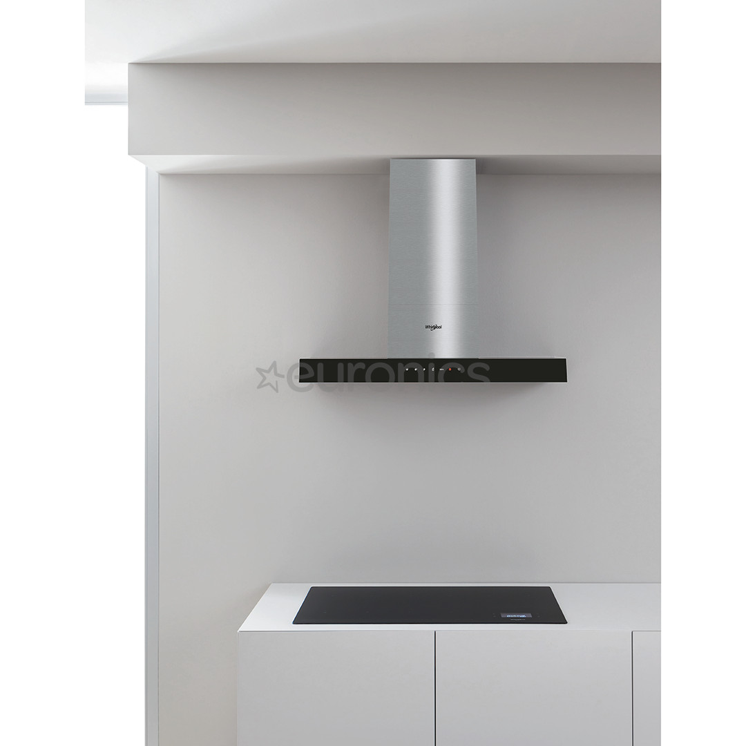 Whirlpool, 730 m³/h, laius 59,8 cm, roostevaba teras - Õhupuhasti