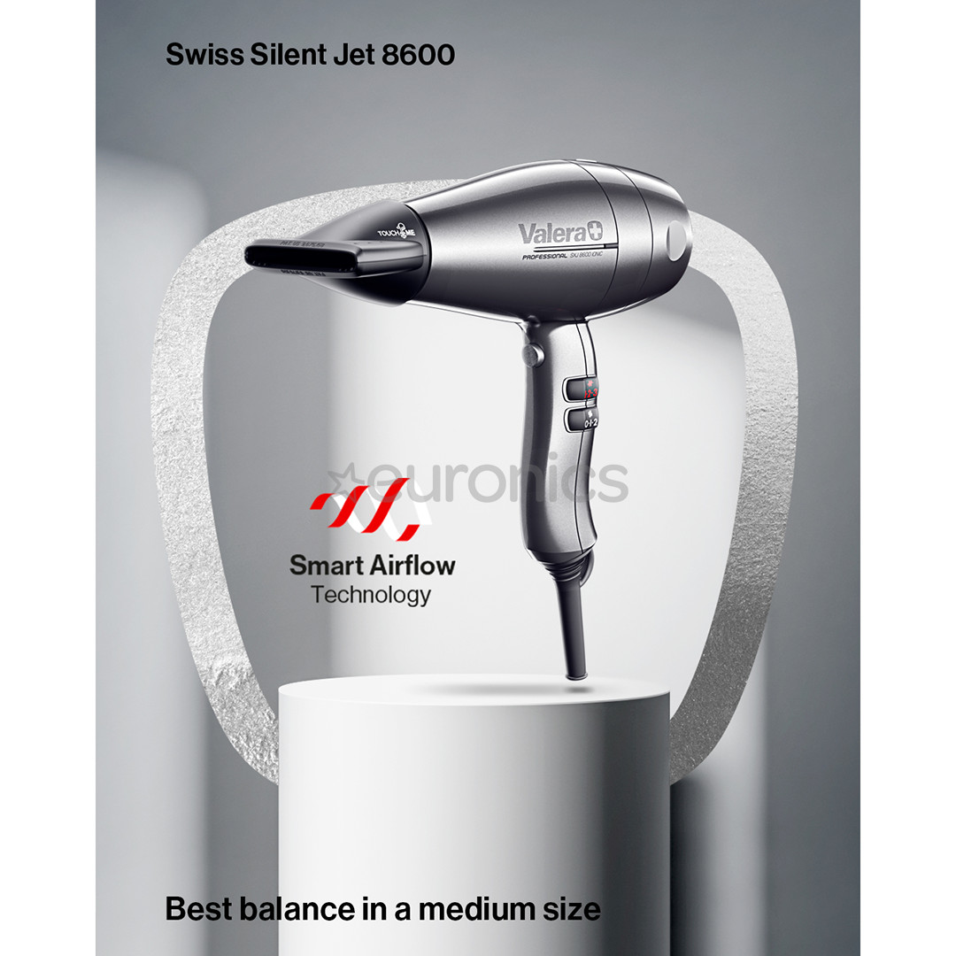 Valera Swiss Silent Jet 8600 Ionic, 2400 W, grey - Hair dryer