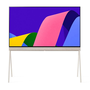 LG Objet collection Posé, 55'', 4K UHD, OLED, боковые ножки, бежевый - Телевизор