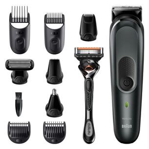 Braun 10-in-one, black - Multi grooming kit MGK7321