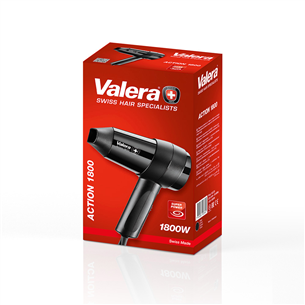 Valera Action 1800 Edelweiss, 1800 W, black - Hair dryer