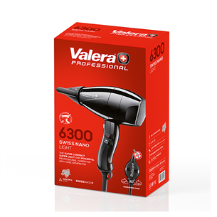 Valera Swiss Nano 6300 Light, 2000 W, black - Hair dryer