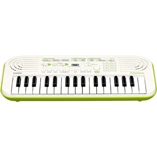 Casio SA-50, 32 клавиши, белый/зеленый - Мини-синтезатор SA50