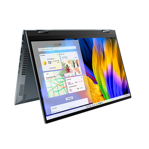 Asus Zenbook 14 Flip OLED, 2.8K, i7, 16 GB, 1TB, gray - Notebook UP5401ZA-KN011W