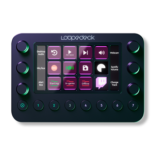 Loupedeck Live, черный - Контроллер для стриминга