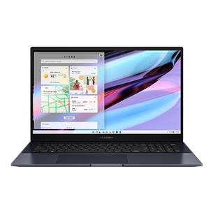 ASUS Zenbook Pro 17, 17,3", FHD, Ryzen 7, 16 GB, 1 TB, RTX 3050, ENG, must - Sülearvuti