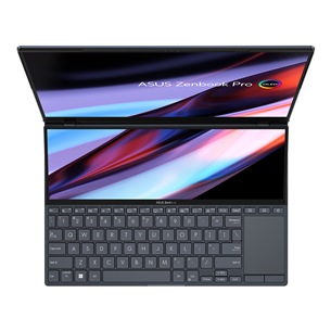 ASUS Zenbook Pro 14 Duo OLED, 2.8K, 120 Гц, сенсорный экран, i9, 32 ГБ, 2 ТБ, RTX3050Ti, ENG - Ноутбук UX8402ZE-M3021X
