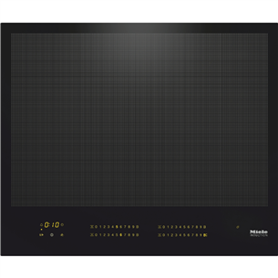 Miele, frameless, width 62 cm, black - Built-in Induction Hob KM7667FL