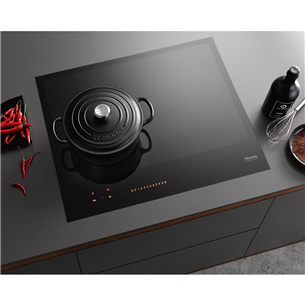 Miele, laius 62 cm, raamita, must - Integreeritav Induktsioonpliidiplaat