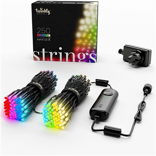 Twinkly Special Edition 250 RGB+W LED String (Gen II), IP44, 20 m, must - Nutikad jõulutuled