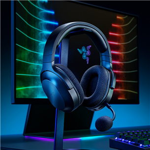 Razer Barracuda X 2022, must - Juhtmevaba peakomplekt