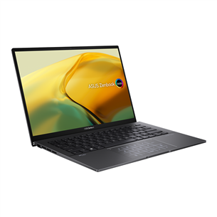 ASUS Zenbook 14 OLED, 14'', 2.8K, Ryzen 7, 16 ГБ, 1 ТБ, черный - Ноутбук