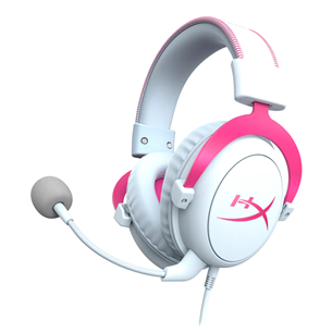HyperX Cloud II, white/pink - Headset 4P5E0AA