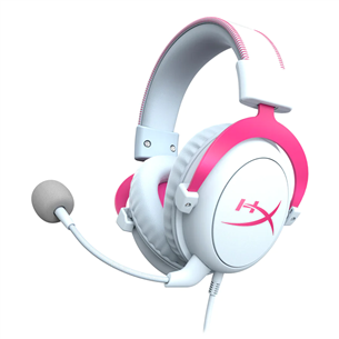 HyperX Cloud II, valge/roosa - Peakomplekt