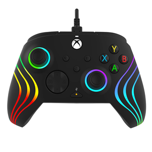 PDP, Xbox Series X|S & PC, Black Afterglow Wave Wired Controller - Gamepad 708056069254