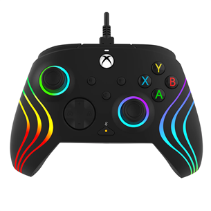 PDP, Xbox Series X|S & PC, Black Afterglow Wave Wired Controller - Пульт