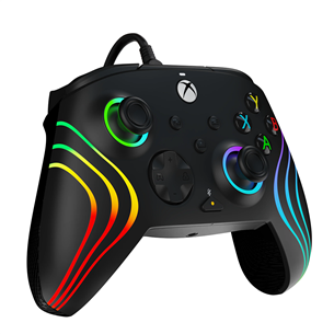 PDP, Xbox Series X|S & PC, Black Afterglow Wave Wired Controller - Пульт