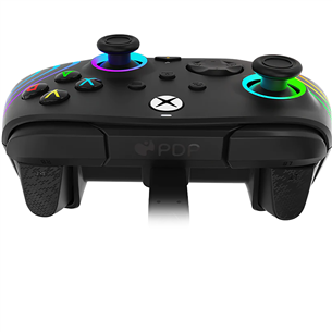 PDP, Xbox Series X|S & PC, Black Afterglow Wave Wired Controller - Pult