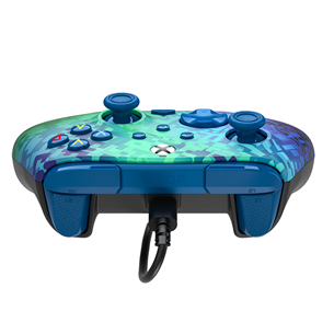 PDP, Xbox Series X|S & PC, Glitch Green REMATCH Advanced Wired Controller - Gamepad