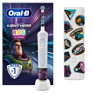 Braun Oral-B Lightyear, белый - Электрическая зубная щетка + дорожный футляр