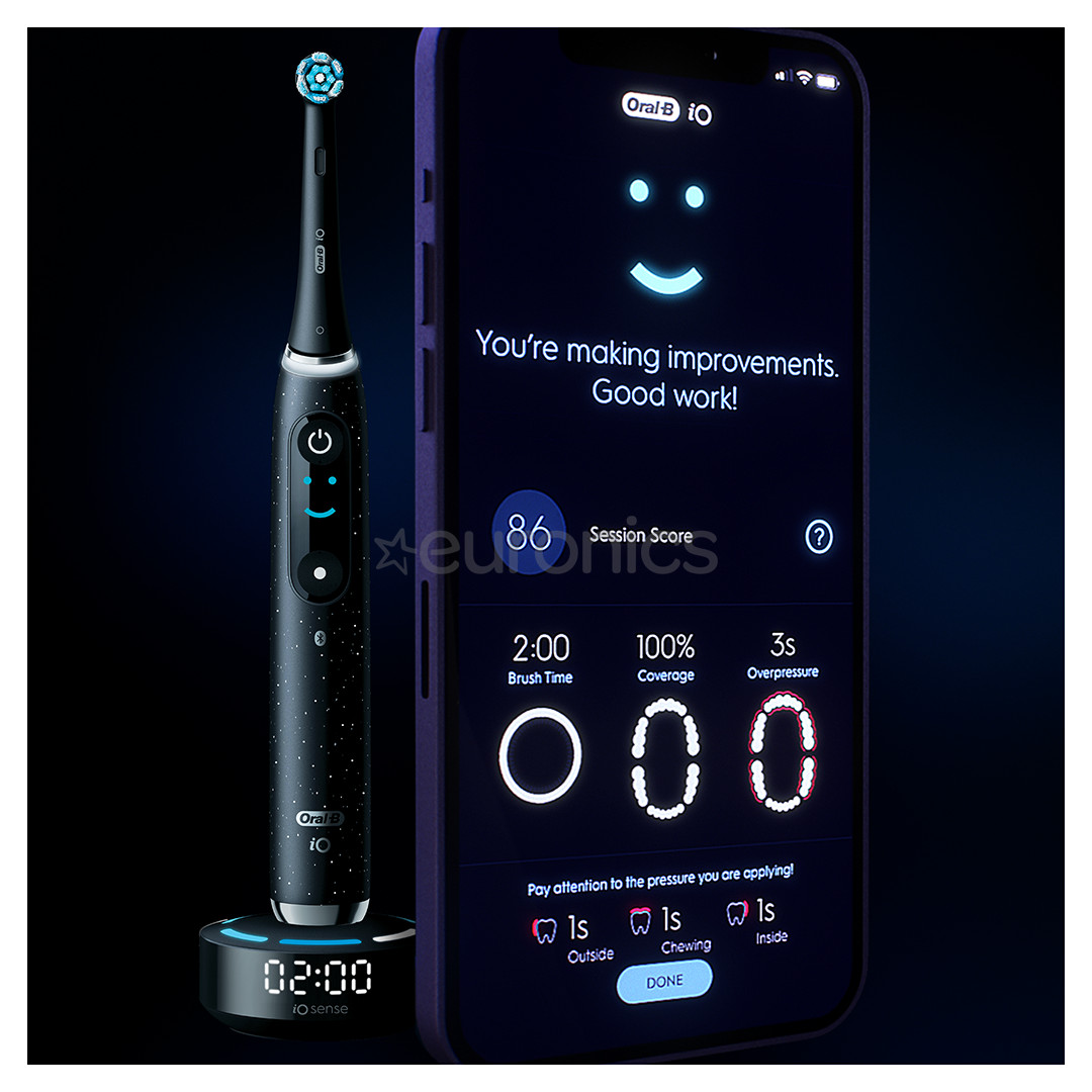 Braun Oral-B iO 10, черный - Электрическая зубная щетка