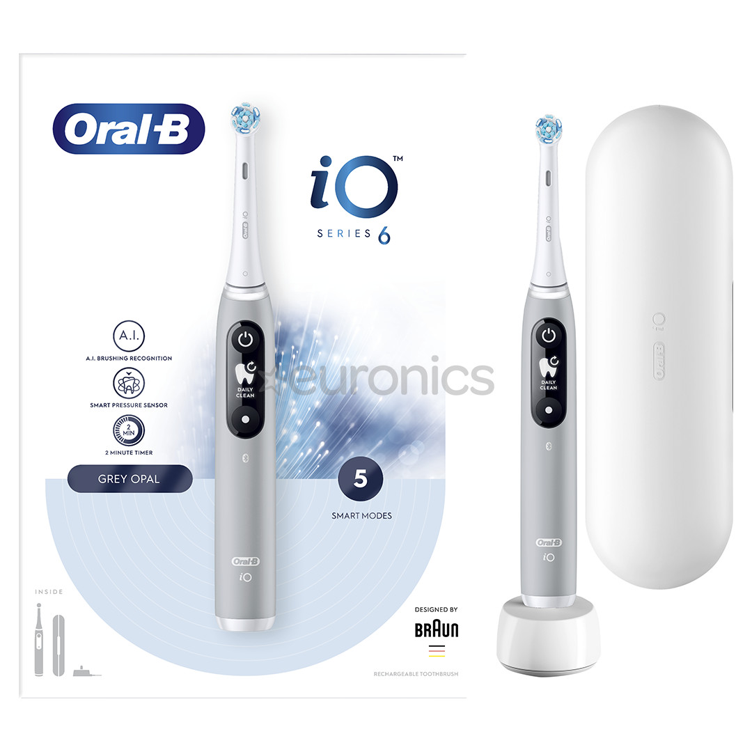 Braun Oral-B iO 6, hall - Elektriline hambahari