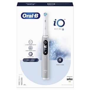 Braun Oral-B iO 6, grey - Electric toothbrush