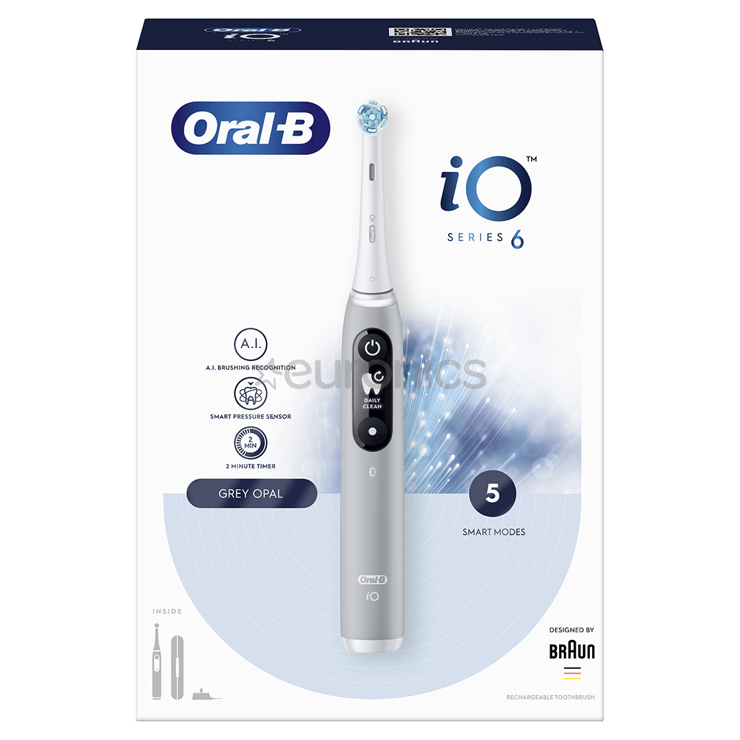 Braun Oral-B iO 6, hall - Elektriline hambahari