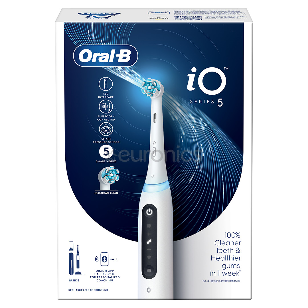 Braun Oral-B iO 5, белый - Электрическая зубная щетка