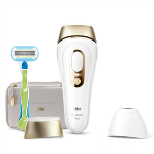 Braun Silk-expert Pro 5, gold/white - IPL Hair Removal