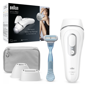 Braun Silk-expert Pro 3 IPL, valge - Fotoepilaator