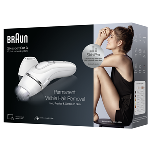 Braun Silk-expert Pro 3 IPL, valge - Fotoepilaator