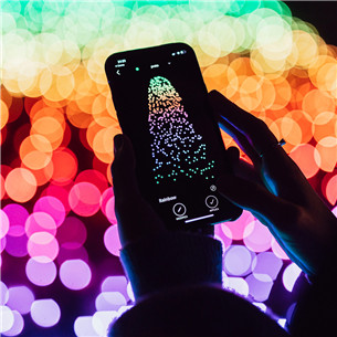 Twinkly Strings, 400 светодиодов, IP44, 32 м, черный - Умная гирлянда