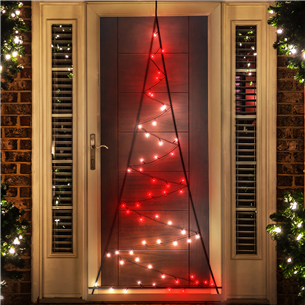 Twinkly Light Tree 2D, 100 LED, IP44, 2 m, black - Smart Christmas Tree