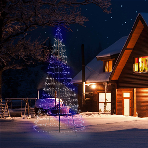 Twinkly Light Tree 3D, 750 LED, IP44, 4 m, must - Nutikas jõulupuu