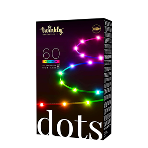 Twinkly Dots, 60 LED, IP20, 3 m, white - Smart Lights