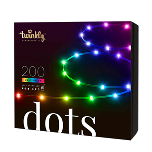 Twinkly Dots, 200 светодиодов, IP20, 10 м, белый - Умная светодиодная лента TWD200STP-BEU