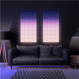 Twinkly Squares, 6 panels, IP20, black - Smart Light Wall Panels Starter Kit