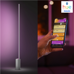 Philips Hue Signe, White and Color Ambiance, gray - LED Floor Lamp