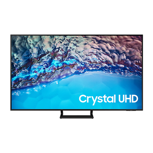 Samsung Crystal BU8572, 75'', 4K UHD, LED LCD, jalg keskel, must - Teler UE75BU8572KXXH