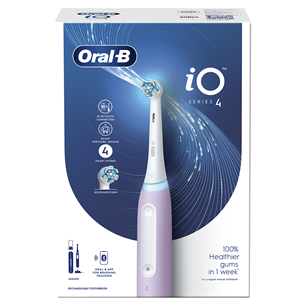 Oral-B iO4, lilac - Electric toothbrush