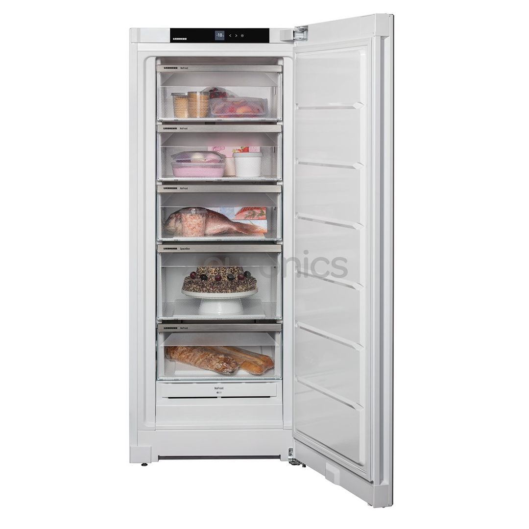 Liebherr, NoFrost, 200 L, height 146 cm, white Freezer, FNF460520
