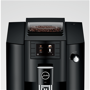 JURA E6 Piano Black - Espresso machine