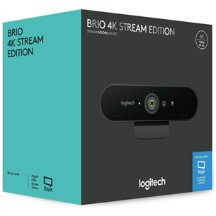 Logitech Brio 4K Stream Edition, 4K, black - Webcam