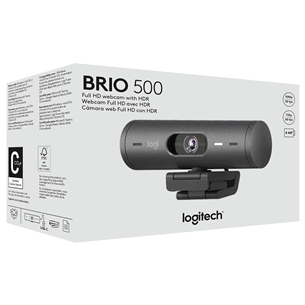 Logitech Brio 500, черный - Веб-камера