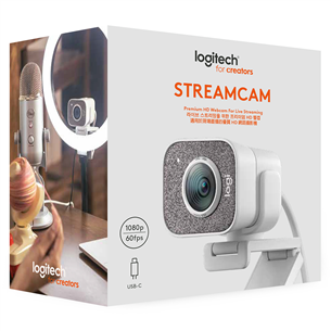 Logitech StreamCam, FHD, white - Webcam