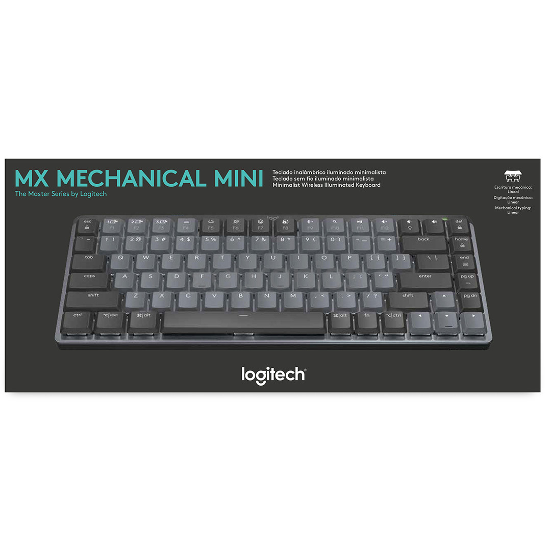 Logitech MX Mechanical Mini, Tactile, SWE, черный - Беспроводная механическая клавиатура