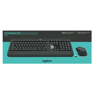 Logitech MK540, RUS, must - Juhtmevaba klaviatuur + hiir