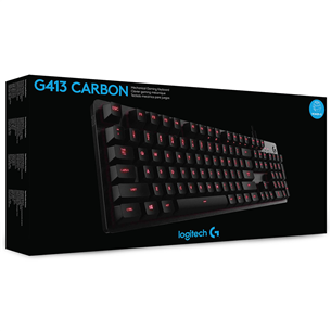 Logitech G413 Romer-G, SWE, black - Mechanical Keyboard