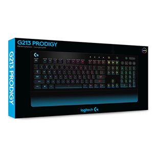 Logitech G213 Prodigy, SWE, must - Klaviatuur